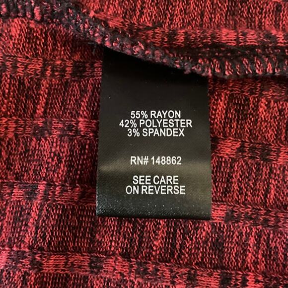 Torrid Midi Surplice Wrap Dress Women Size 1X -14/16 in Jester Red - Picture 8 of 9